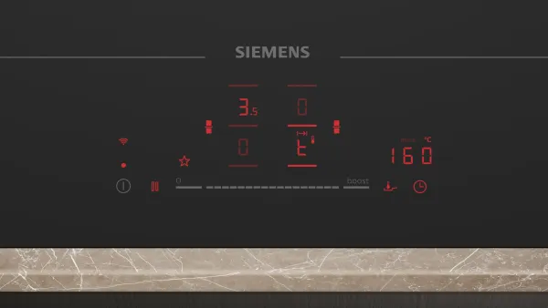 Siemens EX61AHYC1E iQ700 Induktionskochfeld 60 cm Mattschwarz, Rahmenlos aufliegend